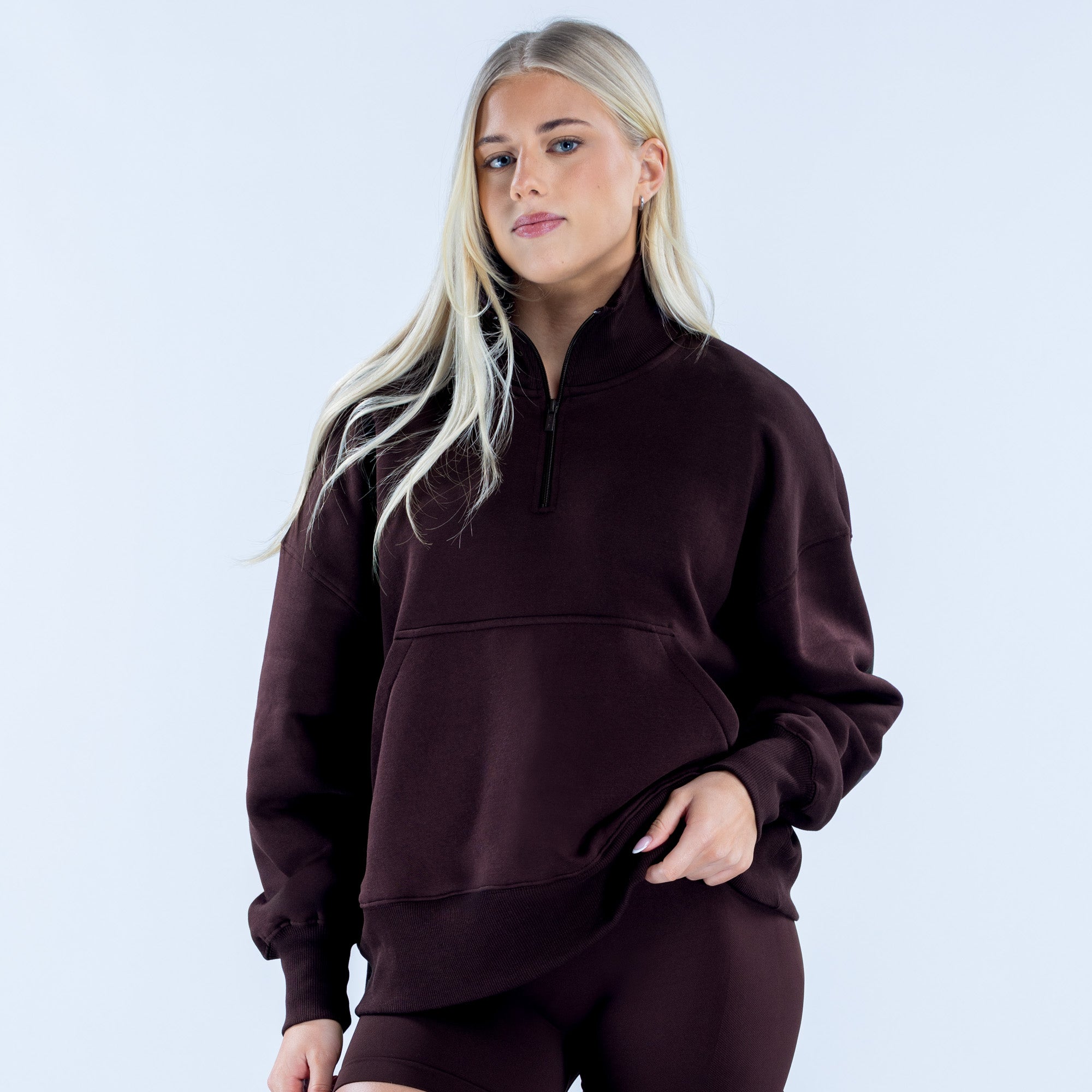Signature Quarter Zip Sweatshirt
